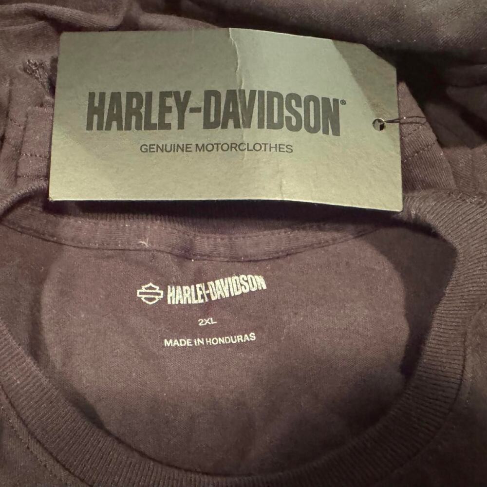 NWT Harley-Davidson Evolution in Motion Graphic T-Shirt Black 2XL - Picture 2 of 2